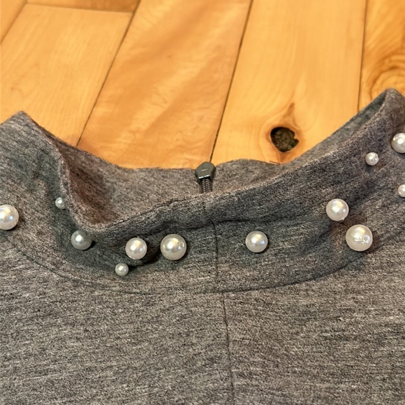 Zara Mock Neck Wool Dress - Picture 4 of 8